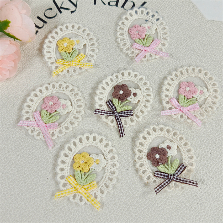 Embroidery Patches - 10 Stück Neue Frühlings- und Sommer-Applikationen