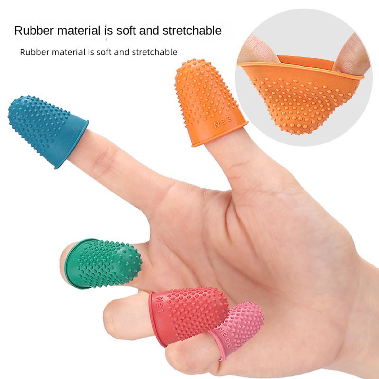Embroidery In The Piece - Fingergriffe aus Gummi, wiederverwendbare Schutzvorrichtungen, 5-teilige