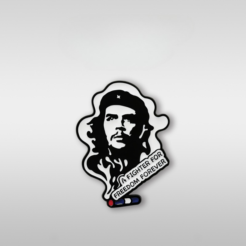 Embroidery Initials - Neue inspirierende englische Che Guevara Brosche,