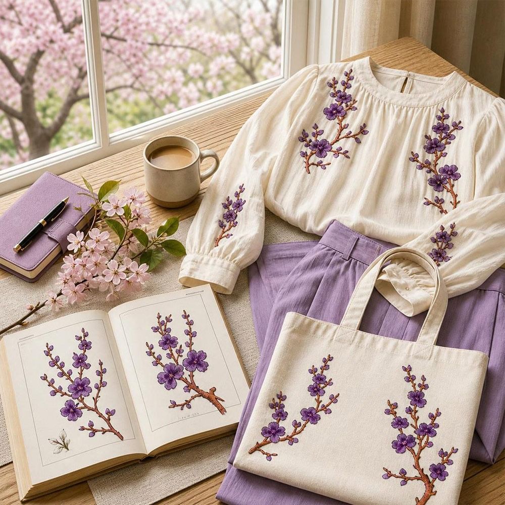 DIY Kirschblüten-Aufnäher zum  – Embroidery Patches Bewertung und Preis