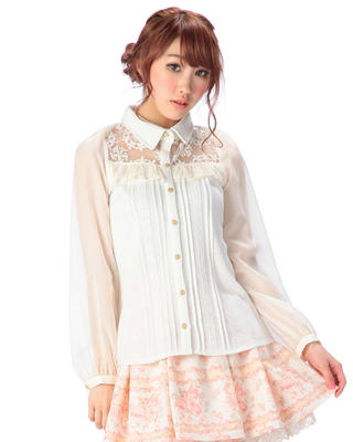 VERKÄUFE Japan Liz Lisa Chiffo – Embroidery Organza Bewertung und Preis