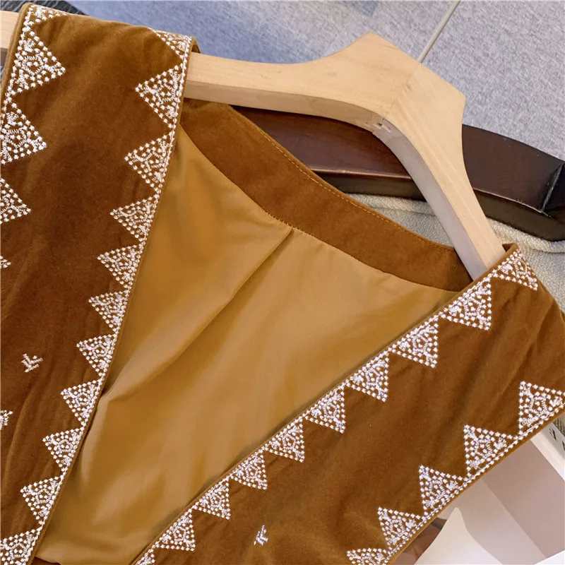 Vintage Mode-Cardigan für Dame – Embroidery Zig Zag Stitch Bewertung und Preis