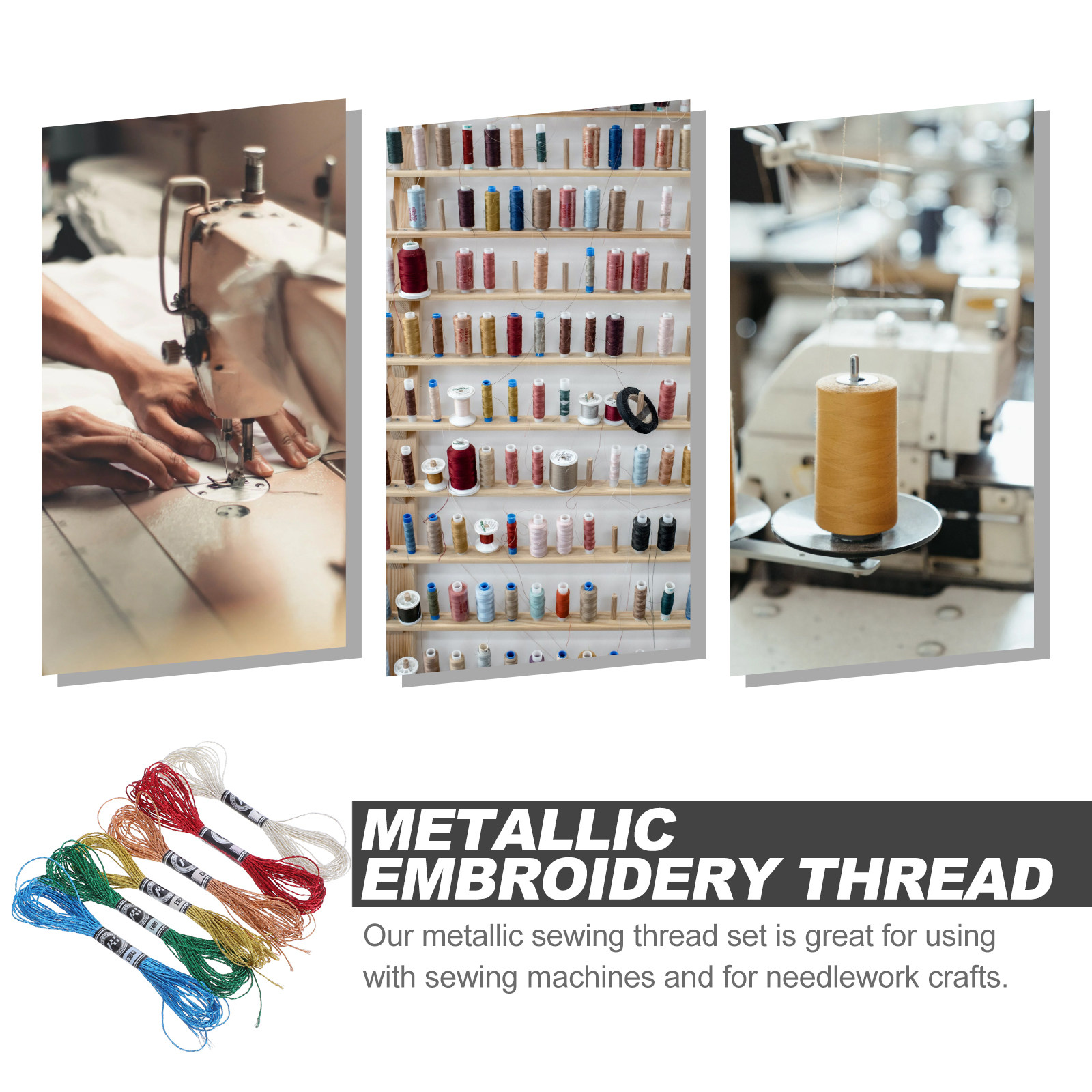 6 Stück luxuriöser metallische – Embroidery Floss Bewertung und Preis