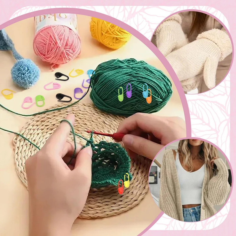 50/200/500 Stück Strick- und H – Stitch Marker Ring Bewertung und Preis