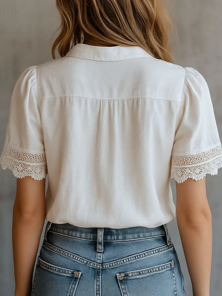 Elegante Damenblusen, lässig,  – Embroidery Class Bewertung und Preis
