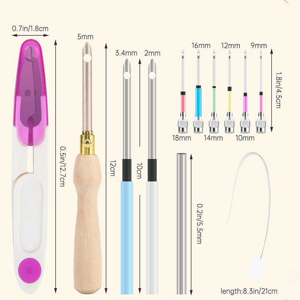 13-teiliges Stanznadel-Kit Ver – Embroidery Floss Bewertung und Preis