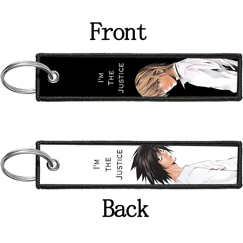 Death Note Ryuuku Ryuk Rem Sti – Embroidery Keychain Bewertung und Preis