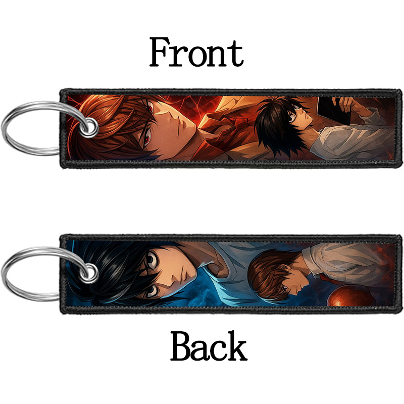 Death Note Ryuuku Ryuk Rem Sti – Embroidery Keychain Bewertung und Preis