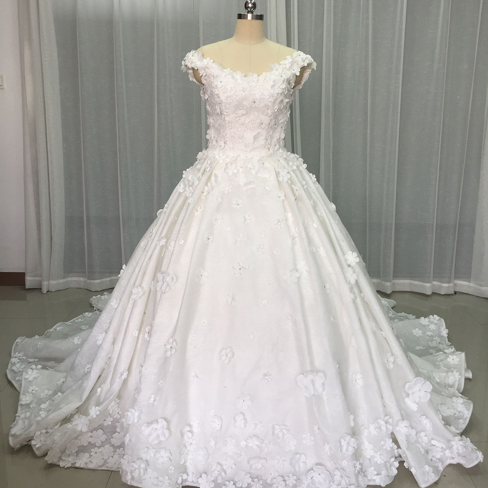 Elegantes, superfeines Hochzei – Embroidery Organza Bewertung und Preis