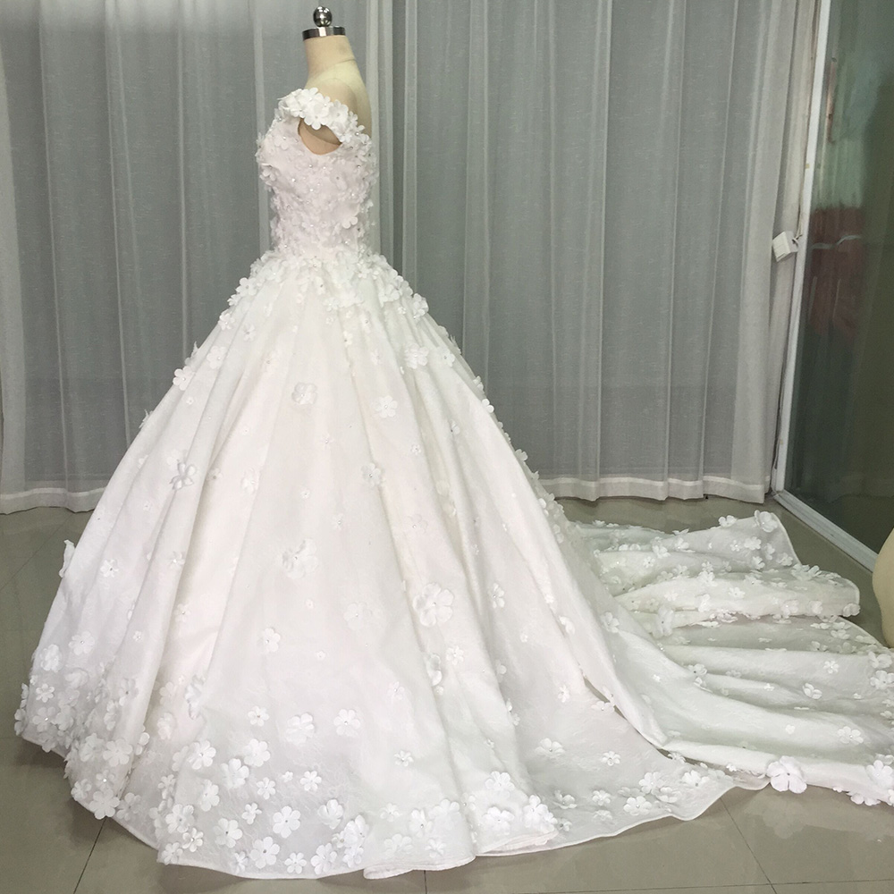 Elegantes, superfeines Hochzei – Embroidery Organza Bewertung und Preis