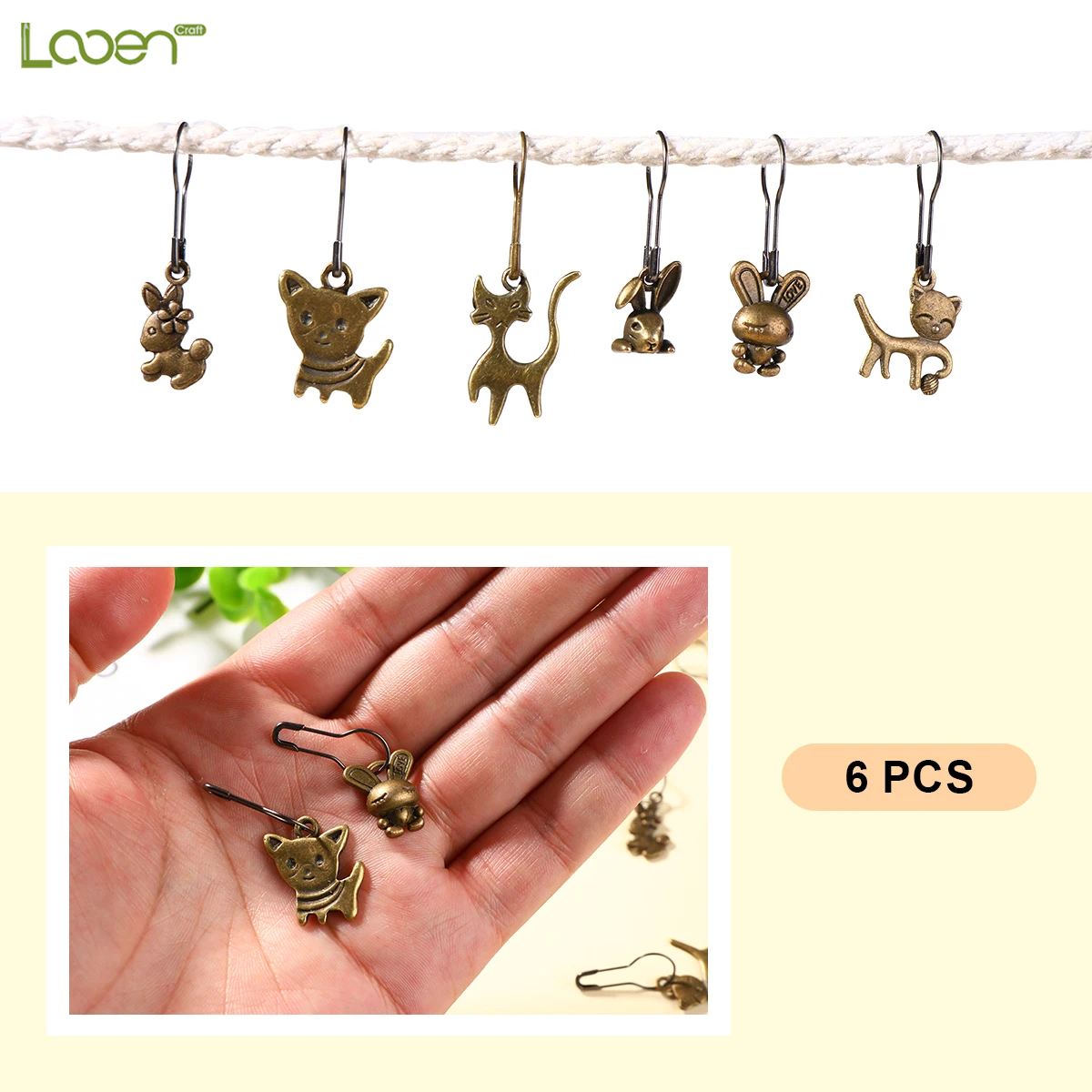 Metallstichmarker zum Weben vo – Stitch Marker Ring Bewertung und Preis