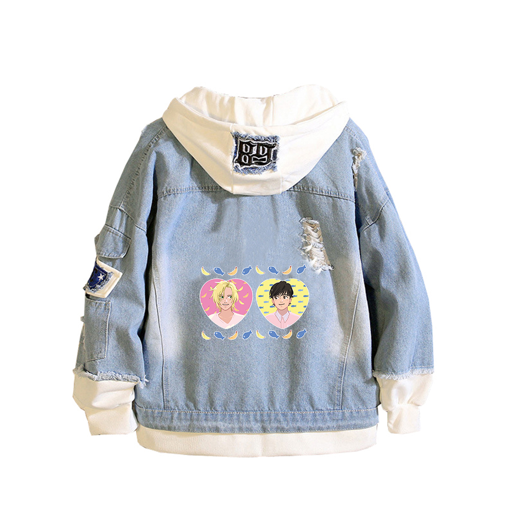 BANANA FISH Denim Jacke Anime  – Embroidery Jacket Jeans Bewertung und Preis
