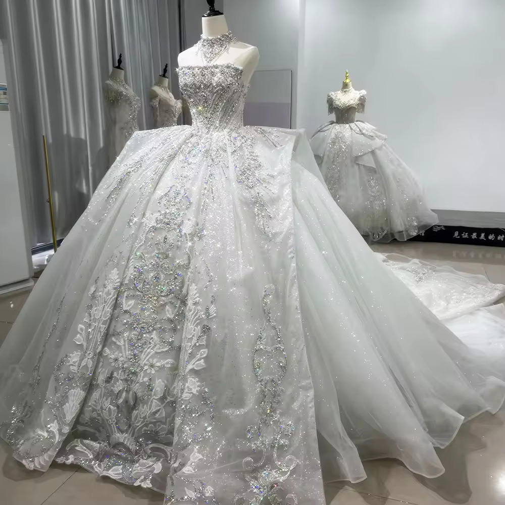 Robes De Mariée 2026 Trägerlos – Embroidery Organza Bewertung und Preis