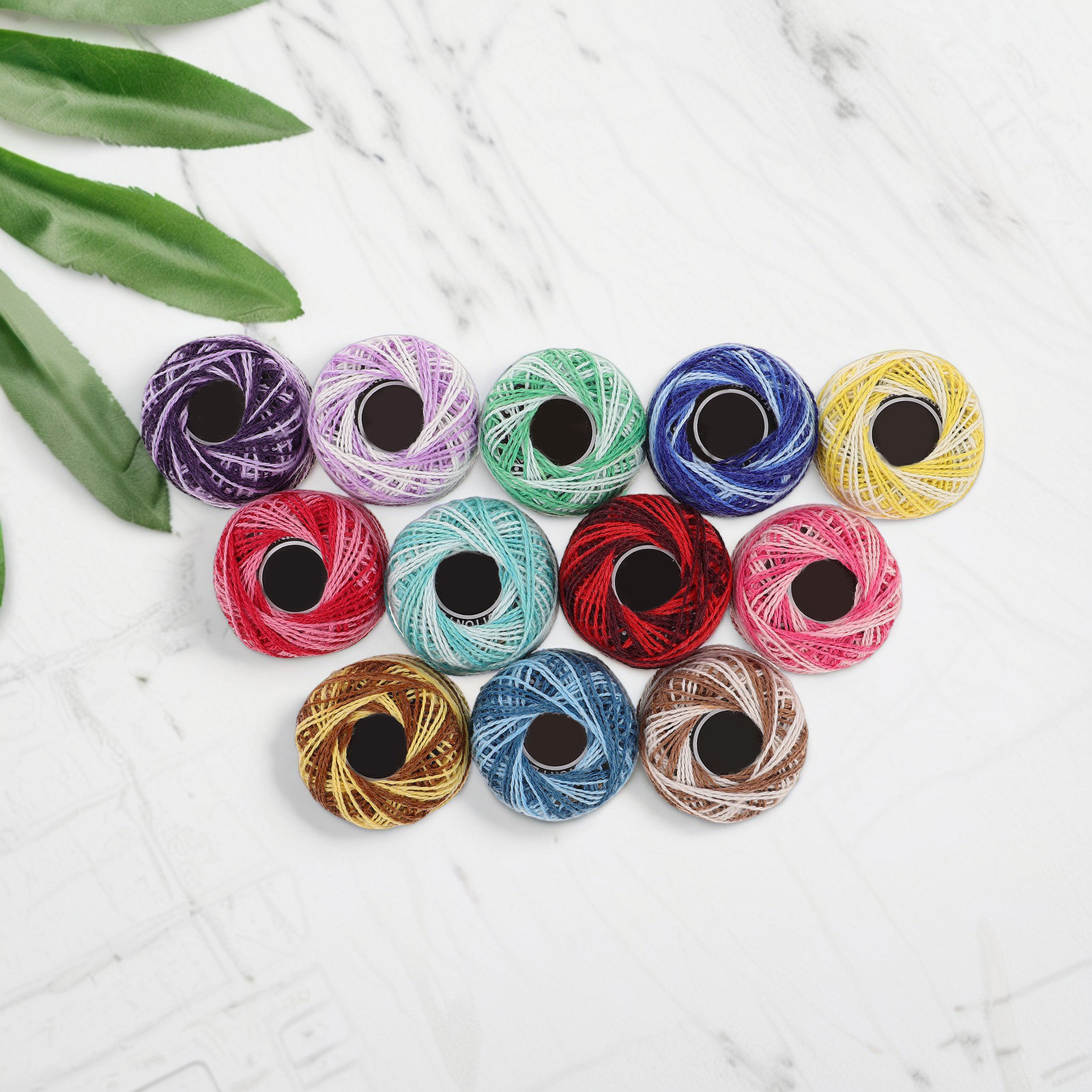 12-teiliges Set bunter Baumwol – Embroidery Floss Bewertung und Preis