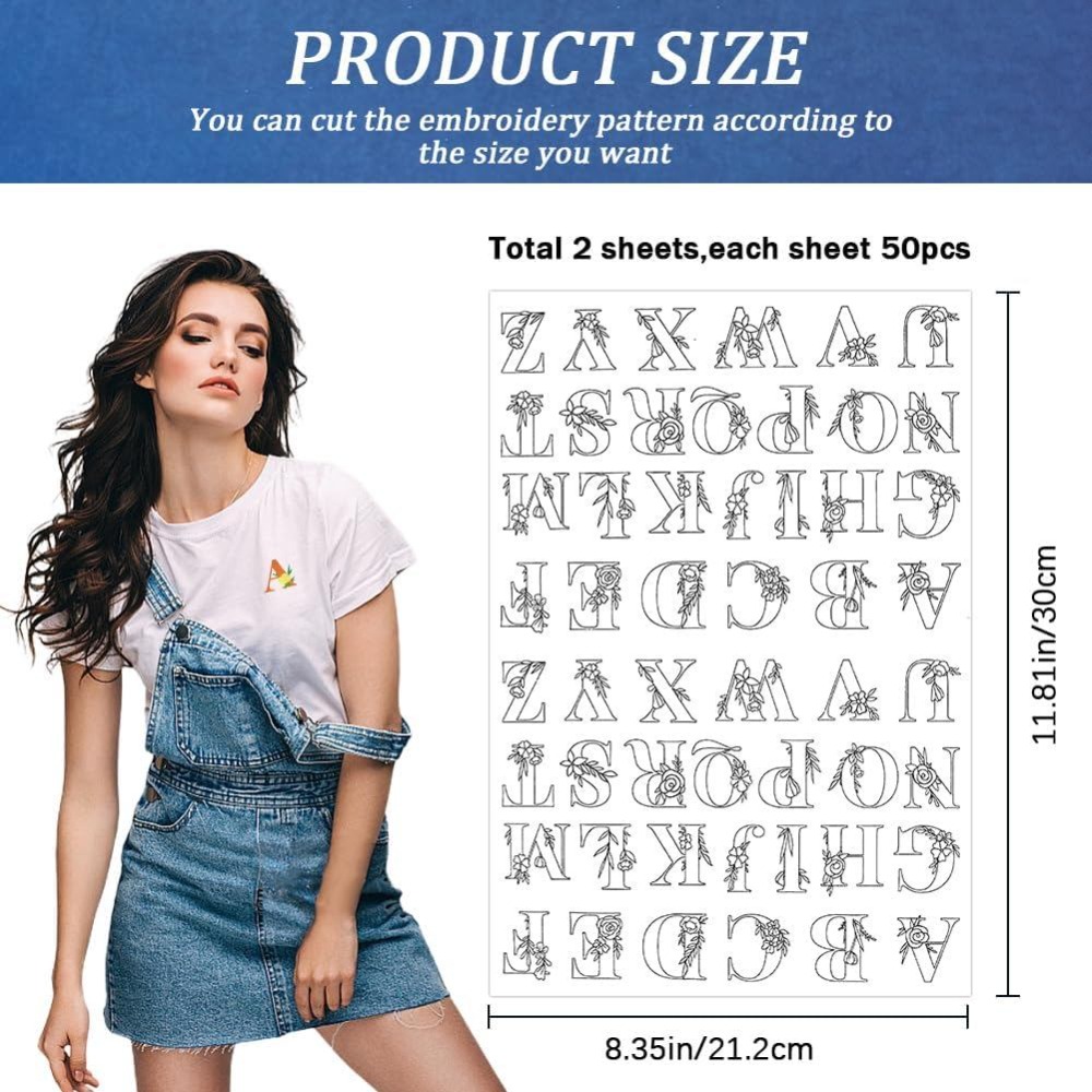 104 Stück Buchstaben-Stickerei – Embroidery Initials Bewertung und Preis