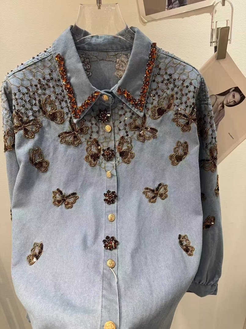 Luxuriöse Denim-Jacke für Dame – Embroidery Jacket Jeans Bewertung und Preis