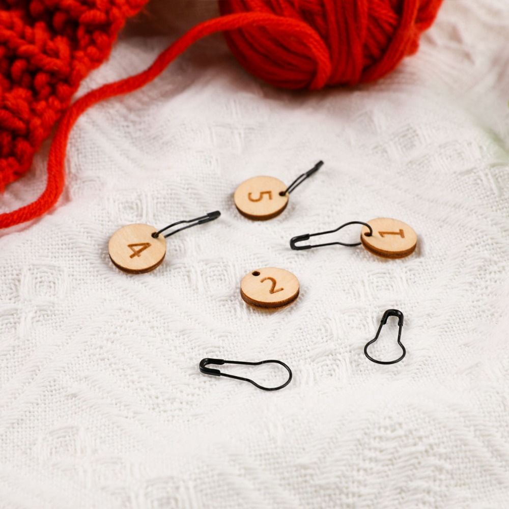 Holz-Stichmarkierungen zum Abs – Stitch Marker Ring Bewertung und Preis