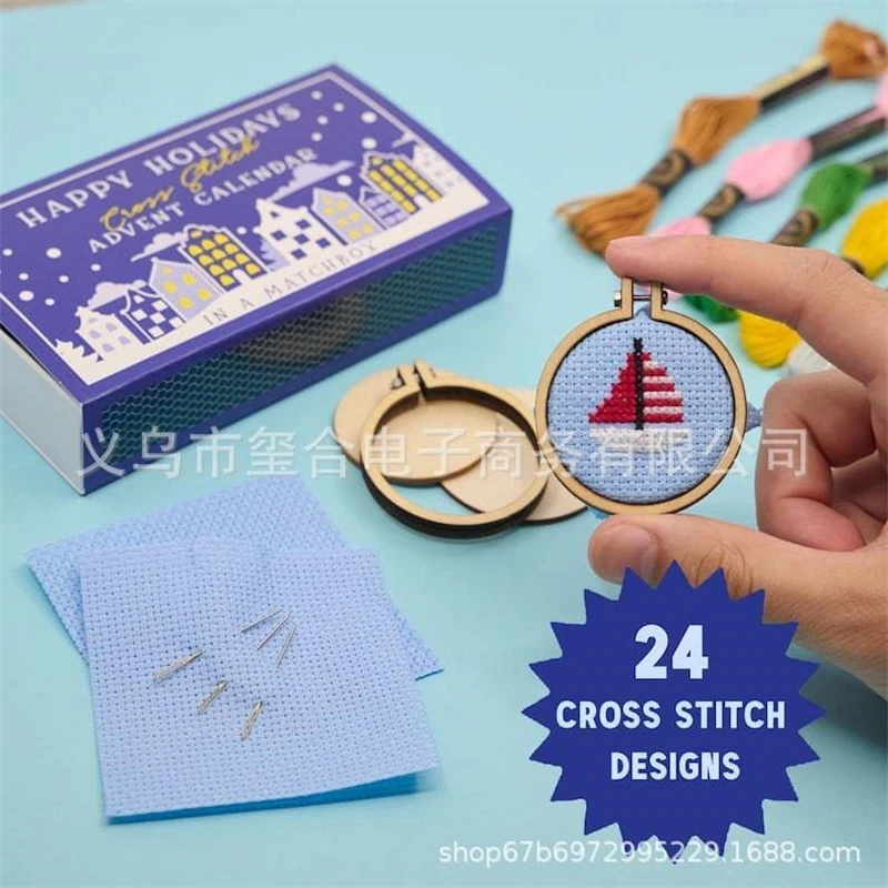 24 Tage Countdown-Kreuzstich-A – Embroidery Floss Bewertung und Preis