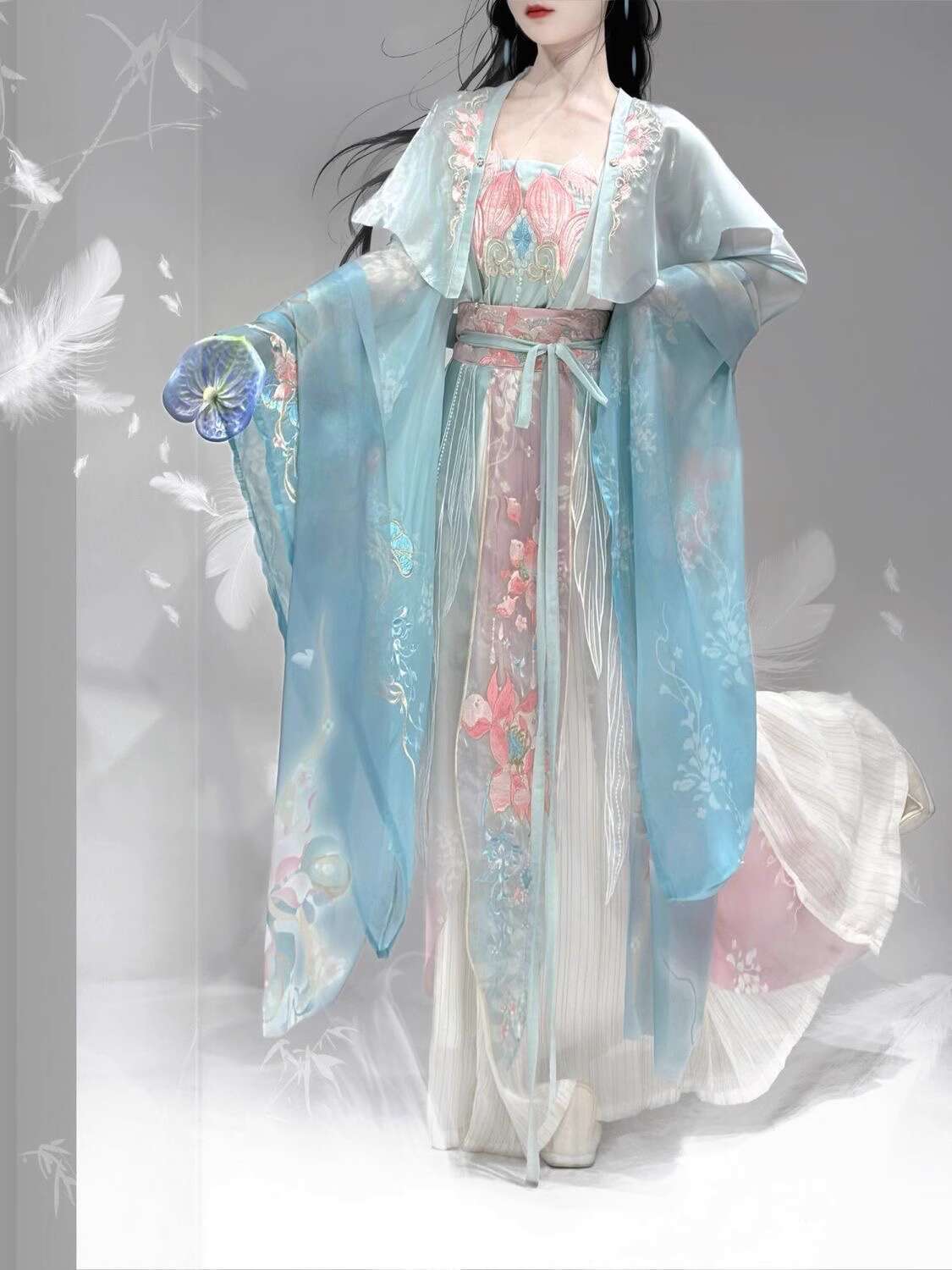 Neue Hanfu Wei Jinfeng Schwere – Embroidery In The Piece Bewertung und Preis