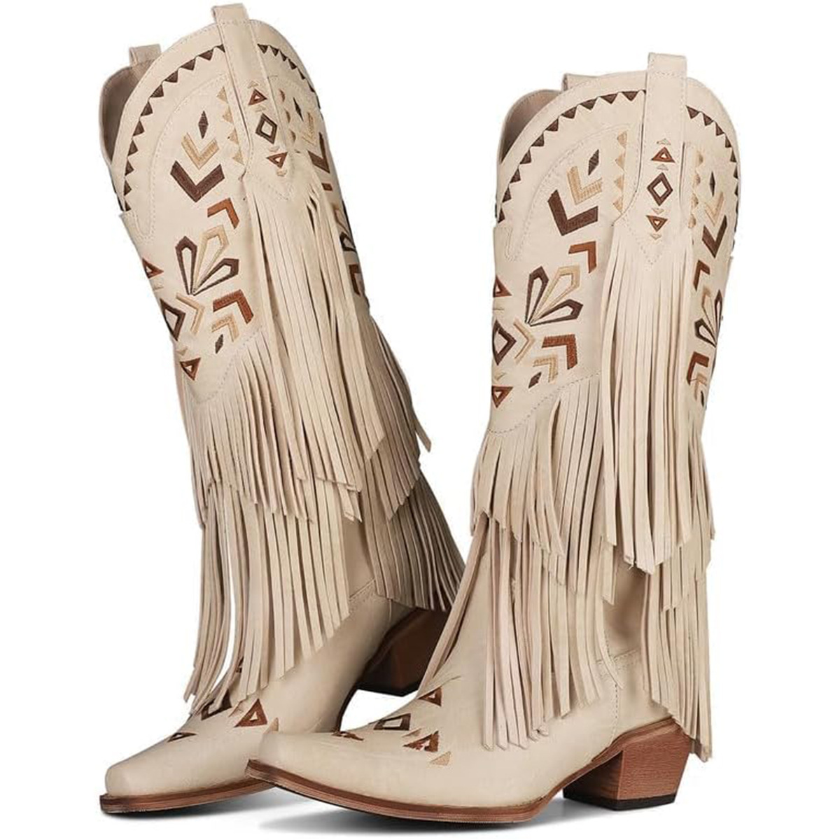 Damen-Wadenstiefel im Retro-We – Embroidery Design Bewertung und Preis