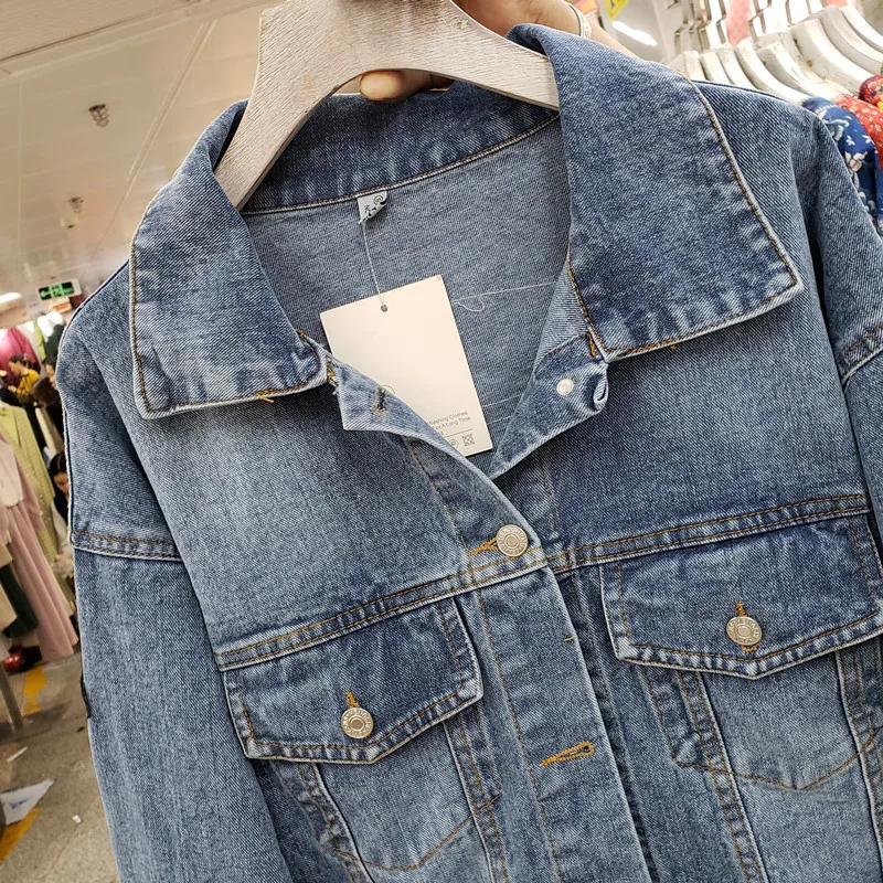Vintage Blau Stickerei Paillet – Embroidery Jacket Jeans Bewertung und Preis