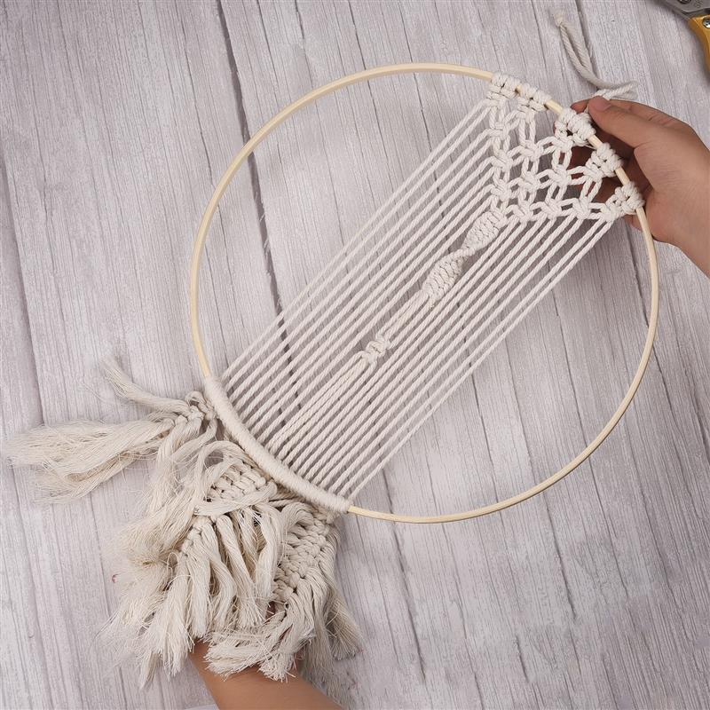 1/5Pcs 8-33cm Holz DIY Handgem – Stitch Marker Ring Bewertung und Preis